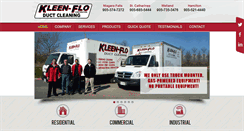 Desktop Screenshot of kleenfloductcleaning.com